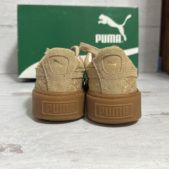 NWT puma platform exotic skin women’s sneakers - Picture 3 of 9